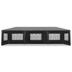 Same Code 52688135 10'x30' Outdoor Party Tent with 8 Removable Sidewalls, Waterproof Canopy Patio Wedding Gazebo Black - Image 4