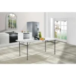 6 Foot Bi-Fold Plastic Folding Table, White (Shipment from Walmart) - Image 5