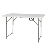 Replace 87607347 4ft Foldable Lift Patio Plastic Table White - Image 15