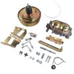 8" Zinc Power Brake Booster Conversion Kit 1" Bore Fits for 1960-1966 Chevy C10 C20 - Image 2