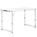 120 x 60 x 70 4Ft Portable Multipurpose Folding Table White - Image 13