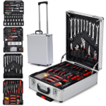 799pcs Aluminum Trolley Case Tool Set Silver - Image 5