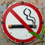 CIFbuy Vintage | 1PC Round Iron Metal No Smoking Sign 8x8 Inch 2D Flat Print Warning Plaque Multi-Use Wall Decor Art For Home Garden In TikTok, TikTok, n In Self-pickup Logiopics - Image 3