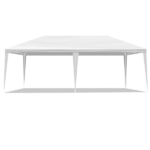 10'x20' Outdoor Party Tent with 6 Removable Sidewalls, Waterproof Canopy Patio Wedding Gazebo, White - Image 7