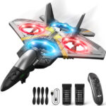 V17 Remote Control Plane 2.4Ghz Foam RC Airplanes Helicopter Quadcopter,Spinning Drone with Cool Light,Gifts for Kids Adults.Logistics is randomly sent by GOFO/UPS/USPS/FEDEX/Amazon Logistics.