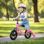 Toddler Balance Bike for 2-5 Years - Adjustable Height, 6.3LBS Lightweight & 11" Foam Tires-Pink - Image 7