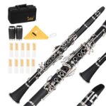 [Do Not Sell on Amazon] 17 Keys Flat B Black Clarinet with Two Mouthpieces Connector for Beginner Student - Image 2