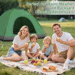 3-4 Person Camping Dome Tent Army Green - Image 6