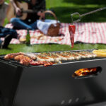 Portable BBQ Barbecue Grill Foldable Charcoal Grill Camping Garden Outdoor Travel - Image 9