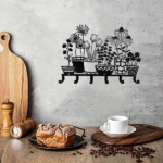 CIFbuy™ 6-Hook Vase Design Key Coat Rack Wall Mounted Home Storage Decor (TikTok, temu pick-up service) - Image 5