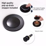 Bathroom Faucet Matte Black with Pop-up Drain & Supply Hoses 2-Handle 360 Degree High Arc Swivel Spout Centerset 6 Inch Vanity Sink Faucet 4011B-MB[Unable ship on weekends, TK/TEMU only for pickup, only TX10643 warehouse supports GOFO] - Image 3