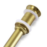 Bathroom Sink Drain without Overflow, Vessel Sink Lavatory Vanity Pop Up Drain Stopper, 304 Stainless Steel - Image 3