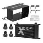 Universal 19 Row Transmission Cooler 10AN Stacked Plate Oil Cooler Aluminum Kit - Image 6