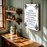 CIFbuy VintagePro 2D Flat Iron Metal Sign Vintage Dutch" Proverb Wall Plaque, English Translation Rustic Frame Dutch Slogan Decor Vintage DuikTok, Vintage DuikTok, t Self-pickup Logiopics - Image 2