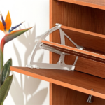Narrow Shoe Cabinet with 2 Flip Drawers, Slim Freestanding Shoe Storage Cabinet with Adjustable Shelves, Anti-Tipping Hidden Shoe Organizer - Image 4