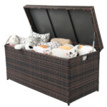 Simple And Practical Outdoor Deck Box Storage Box Brown Gradient - Image 18