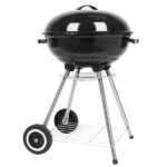 18 Inch Apple Charcoal Stove Enamel (Cover Furnace Body) White Side Wheel Diameter 15cm - Image 4