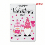 CIFbuy Pink Elf Valentine Metal Plaque Sign, Vintage 2D Flat Print Wall Art, Waterproof Rustproof Home Bedroom Decor, Fun Holiday Gift TikTok, TikTok, terproof Rustproof Home Bedroom Decor Self-pickup Logiopics - Image 2