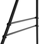 133*137*180cm Wrought Iron Four-Legged Standing 200kg Three Rings Hanging Chair Frame Black - Image 15