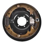 Passenger Side 12" Hydraulic Brake Backing Plate Compatible with 7,000 lb Trailer Axles Mounts to 5-Bolt Brake Flange BPH-7000-RH - Image 3