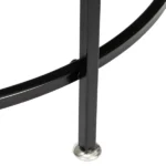 Same Code 13962533 Artisasset 2 Layers 5mm Thick Tempered Glass Countertops Round Wrought Iron Coffee Table Black - Image 17