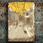CIFbuy 1pc Japanese Street Scene Metal Sign, 8x12 Inch Iron Plate Wall Art, Durable 2D Flat Indoor Wall Plaque, Cozy Room Decor Accent TikTok, TikTok, Self-pickup Logiopics - Image 3