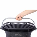 Oval Cast Iron Grill Outdoor, Portable Charcoal Grill and Tabletop Cast Iron Skillet - 100% Cast Iron, Enameled, Durable, Small Charcoal Grill, Camping Stove, Hibachi Grill -Does not support self pick - Image 10