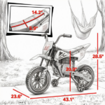 Green 12V Kids Electric Motorcycle – Twist Handle Throttle, Safety Training Wheels, Rear Suspension System, Music Playback - Image 2