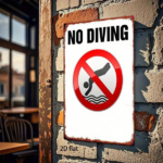 CIFbuy Vintage Metal Sign 8x12 Inch, Rustproof Waterproof Bathroom Humor Poster, 2D Flat Printed Iron Painting Wall Art Home Decor TikTok, TikTok, r Self-pickup Logiopics - Image 5