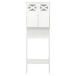 Double Door Fork Toilet Cabinet White - Image 33