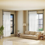 Room Divider Curtain Rod, Adjustable 28"-72"W x 4-10 ft H Heavy-Duty Partition Rod - Image 4