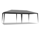 Same Code 74593042 Same Code 39118565 10'x20' Outdoor Party Tent with 6 Removable Sidewalls, Waterproof Canopy Patio Wedding Gazebo, Black - Image 4