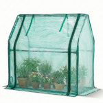 Mini Greenhouse with PE Cover, Indoor Outdoor Plant Gardening Green House for Garden Backyard, 36*18*33in, Green - Image 17