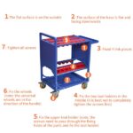Tool Cart 40 Taper Tool Holder CNC Tool Cart CAT40 tool trolley BT40 Service Carts CNC machine tool service cart (CAT40 35 Capacity) - Image 18