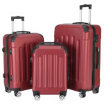 Non-TSA customs lock 4-in-1 PP trolley case, 16in, 20in, 24in, 28in PP, navy blue - Image 29