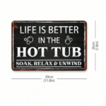 CIFbuy 8x12 Inch ( 20.3x30.5cm ) Vintage Rustic Aluminum Sign (TikTok, temu pick-up service) - Image 2