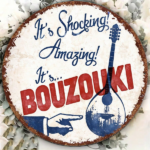 CIFbuy 1pc 8x8in Vintage Bouzouki Instrument Round Sign, "" Instrument Round Sign, Sign, Greek Music Culture 2D Flat Decorative Plaque TikTok, Temu Self-pickup Logiaqics - Image 3