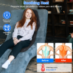 Full Body Massage Chair Pad with Heat, 8 Modes 9 Intensities, Home Office Car Use Back Neck Massager for Pain Relief Home Office Car Massage Chair Pad with Heat, Customizable Full Body Massager for Sedentary Pain & Sports Injury Relief, 3 Timer Settings - Image 8