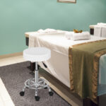 Round Stool Ha Ha Feet Rotation Bar Stool White - Image 21