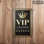 CIFbuy 1pc Elegant VIP Lounge Metal Wall Art, Luxury" Crown Star Iron Plaque Sign, Waterproof Dustproof Durable Unframed 2D Flat Decor Art, LuxuryikTok, Art, LuxuryikTok, t Self-pickup Logiopics - Image 5