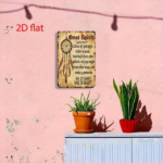 CIFbuy Retro Dream Catcher Wall Decor, 2D Flat Metal Art Plaque With Inspirational Poem, Spiritual Rustic Home Decoration TikTok, TikTok, Self-pickup Logiopics - Image 2