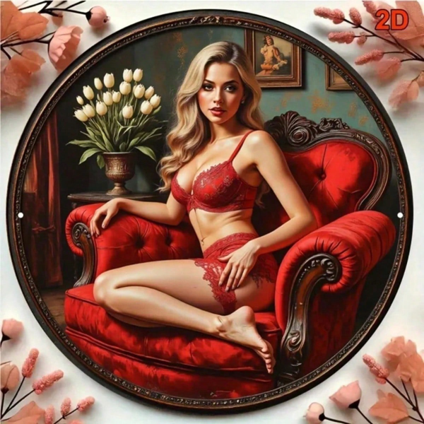 baf2bc25-3669-4bc6-a867-c0d53596d185.png CIFbuy Vintage Red Woman Silhouette Aluminum Tin Metal Sign 8x8 Inch Retro Wall Decor Classic Artwork Home Kitchen Bar Cafe Hanging Dec TikTok, TikTok, Dec Self-pickup Logiopics - Image 1