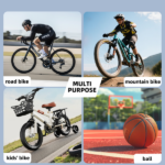 Pocket Air Pump Mini Bike Pump Electric 130PSI With Presta & Schrader Valves Auto Stop Fast Inflation Type-C Rechargeable Battery For All Bicycles & Balls Cycling Essentials - Wireless Tire Inflator - Image 5