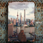 CIFbuy Vintage Shanghai Metal Sign 8x12 Inch, Retro Distressed Wall Art For Home Bar Cafe Garage, 2D Flat Decor Plaque 20x30cm TikTok, TikTok, Self-pickup Logiopics - Image 3