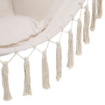 Pillow Tassel Hanging Chair Beige - Image 9