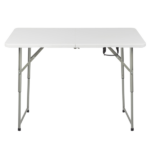 Replace 87607347 4ft Foldable Lift Patio Plastic Table White - Image 7