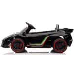 Lamborghini Poison Small Dual Drive 12V 4.5AH with 2.4G Remote Control Sports Car Electric Car Black - Image 3