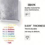 CIFbuy 1pc Rainbow Rules Tin Sign, 2D Flat Metal Plaque, Classroom Wall Art, Teacher Appreciation Gift, Art, Teacher Appreciation Gift, Funny O Sign, ikTok, Sign, ikTok, Wall Art, Teacher Appreciation Gift Self-, ckup Logiopy O - Image 4