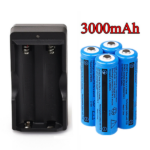 4 PCS 18650 Rechargeable Batteries + 1PCS DoubleCharger Set For FlashlightsHeadlamp (US Logistics For USPS/DHL/Fedex/UPS. No designated logistics accepted TK/TMEU only For self-pickup - Image 8