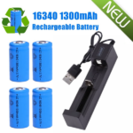 4 x 16340 Batteries 3.7V Li-ion Rechargeable Battery+1 x USB Charger (US Logistics For USPS/DHL/Fedex/UPS. No designated logistics accepted TK/TMEU only For self-pickup - Image 7